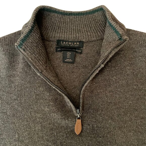 Lambswool Blend Sweater • Brown • US Small - Picture 4 of 10